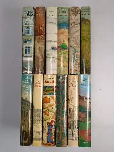 12 Bücher Prestel Landschaftsbücher Frankreich: Paris, Provence, Piemont, Elsaß