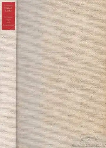 Buch: Correspondenzen und Spiegelungen, Goethe, Catharina Elisabeth. 1973