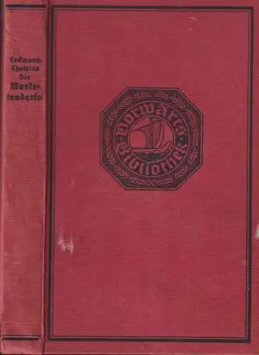 Buch: Die Marketenderin, Erckmann-Chatrian, Buchhandlung Vorwärts Paul Ginger