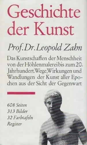 Buch: Geschichte der Kunst, Zahn, Leopold, Verlagsgruppe Bertelsmann