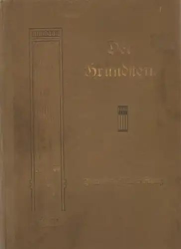 Der Grundstein. Vierunddreißigster Jahrgang 1921, Otto, Hermann. 1921
