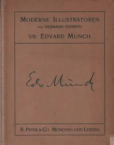 Buch: Moderne Illustratoren VII: Edvard Munch, Esswein, Hermann, gebraucht, gut