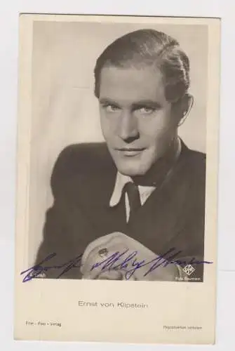 Autogrammkarte: Ernst von Klippstein, signiert!, Original Autogramm, Foto