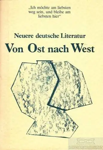 Buch: Von Ost nach West, Vilmar, Elisabeth. 1988, Georg Büchner Buchladen