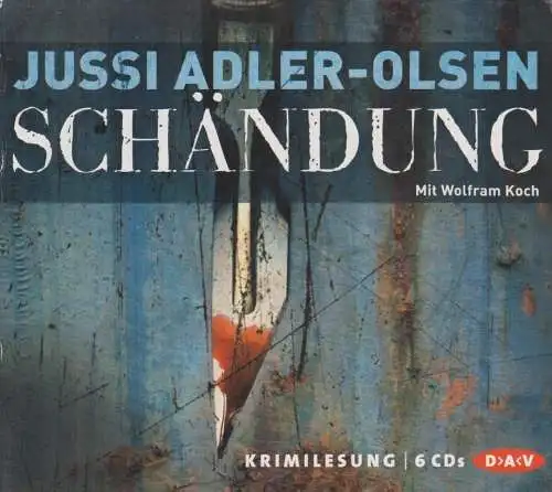 CD-Box: Jussi Adler-Olsen - Verachtung. Gelesen von Wolfram Koch, 2010, 6 CDs