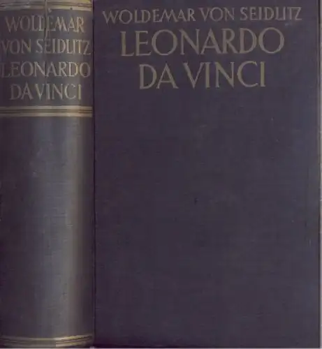 Buch: Leonardo da Vinci, Seidlitz, Woldemar von. 1935, Phaidon-Verlag
