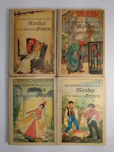 Buch: Die Kinder- und Hausmärchen der Brüder Grimm 1-4, Kinderbuchverlag