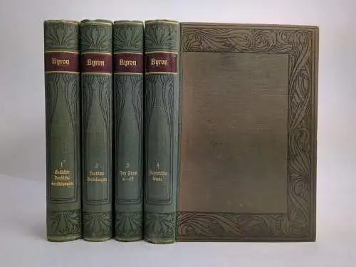 Buch: Byrons Werke 1-4, Lord Byron, Bibliographisches Institut, 4 Bände
