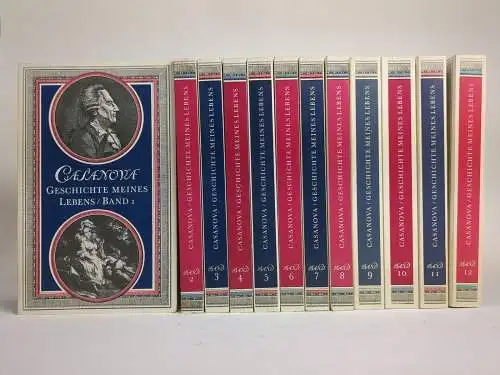 Buch: Geschichte meines Lebens, Casanova, Giacomo. 12 Bände, G. Kiepenheu 329488