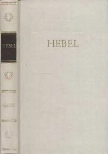 Buch: Hebels Werke in einem Band, Hebel, Johann Peter. 1978, Aufbau-Verlag