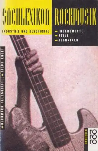 Buch: Sachlexikon Rockmusik, Halbscheffel, Bernward u. a., 1992, Rowohlt Verlag