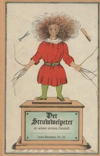 Insel-Bücherei 66, Der Struwwelpeter, Hoffmann, Heinrich, Insel Verlag