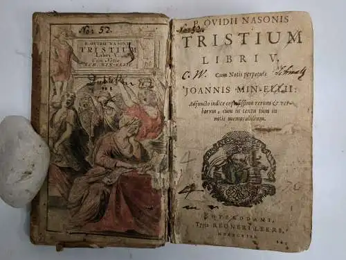 Buch: P. Ovidii Nasonis Tristium Libri V. Ovid, 1698, Regneri Leers, Latein