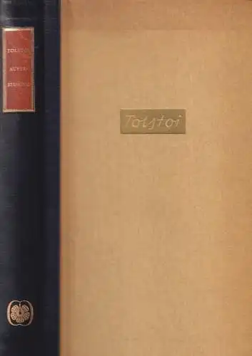 Buch: Auferstehung, Tolstoi, Leo N., 1958, Europäischer Buchklub, Roman