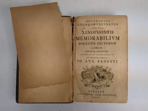 Xenophontis Memorabilium Socratis Dictorum Libri IV. 1755, Caspar Fritsch