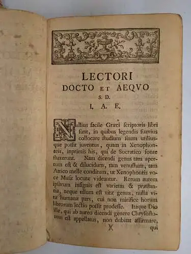 Xenophontis Memorabilium Socratis Dictorum Libri IV. 1755, Caspar Fritsch