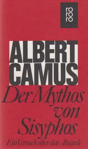 Buch: Der Mythos von Sisyphos. Camus, Albert, 1990, Rowohlt Taschenbuch Verlag