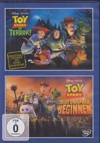 DVD: Toy Story of Terror / Toy Story - Mögen die Spiele beginnen. Disney Pixar