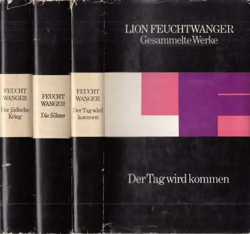 Buch: Josephus-Trilogie, Feuchtwanger, Lion. 3 Bände, Gesammelte Werke, 1989
