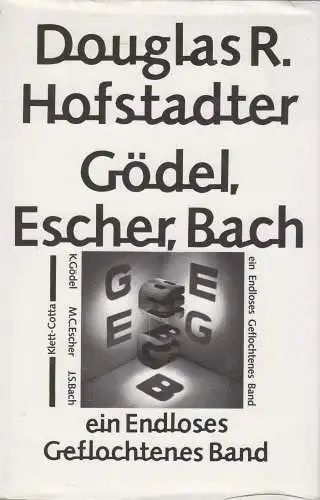 Buch: Gödel, Escher, Bach. Hofstadter, D. R., 1985, Klett-Cotta, gebraucht, gut