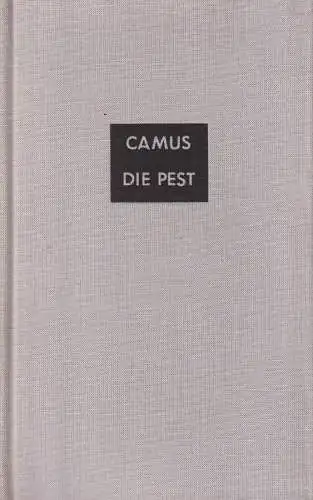 Buch: Die Pest, Roman. Camus, Albert, 1965, Verlag Volk und Welt, gebraucht, gut