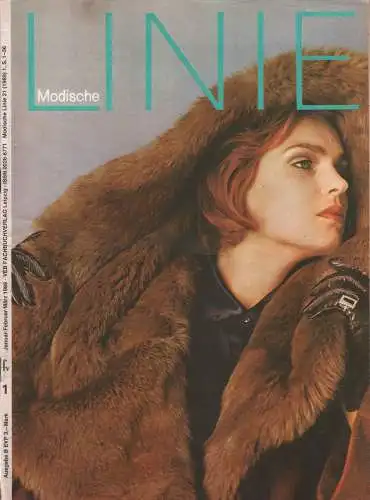 Die modische Linie. 21. Jahrgang, Heft 1, Januar/Februar/März 1989