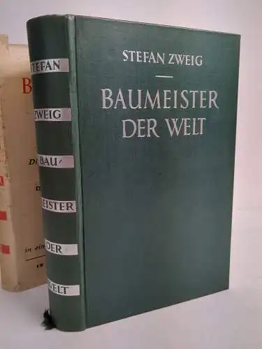 Buch: Baumeister der Welt, Zweig, Stefan. 1936, Herbert Reichner Verlag