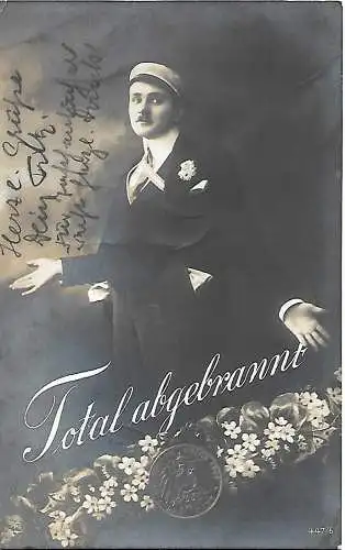 AK Total abgebrannt. ca. 1915, Oper, Postkarte, gut