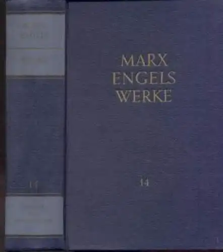 Buch: Werke. Band 14, Marx, Karl und Friedrich Engels. 1972, Dietz Verlag