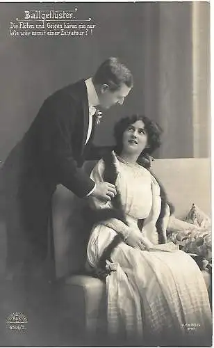 AK Ballgeflüster. ca. 1907, Oper, gebraucht, gut
