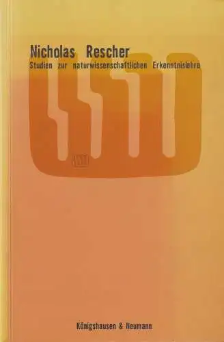 Studien zur naturwissenschaftlichen Erkenntnislehre, Rescher, Nicholas, 1996