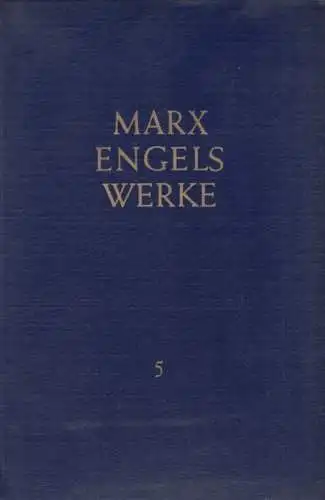 Buch: Werke. Band 5, Marx, Karl / Engels, Friedrich, 1975, Dietz Verlag