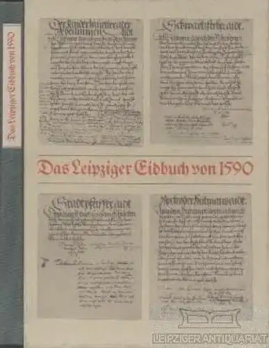 Buch: Das Leipziger Eidbuch von 1590, Gerlach, Sigrid. 1986, Fachbuchverla 41719