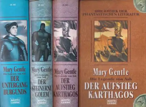 Buch: Die Legende von Ash 2-4, Mary Gentle, 3 Bände, Karthago, Golem, Burgund
