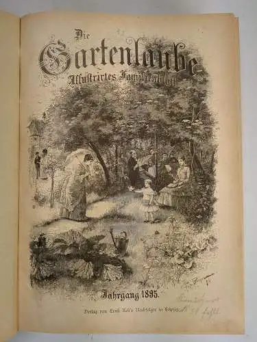 Buch: Die Gartenlaube Jahrgang 1895, Illustriertes Familienblatt, Ernst Keil