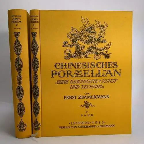 Buch: Chinesisches Porzellan 1+2, Zimmermann, Ernst, 1913, Klinkhardt & Biermann