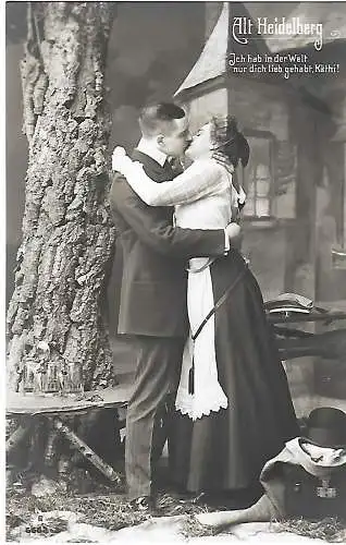 AK Alt Heidelberg. Harry Walden, Leonie Taliansky. ca. 1901, Theater, gut 308766