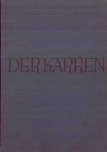 Buch: Der Karren, Traven, B. 1931, Büchergilde Gutenberg, gebraucht, gut