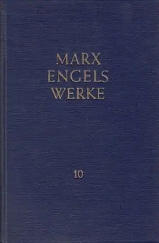 Buch: Werke. Band 10, Marx, Karl / Engels, Friedrich, 1977, Dietz Verlag
