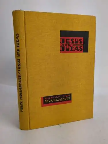 Buch: Jesus und Judas, Roman, Felix Hollaender, Hinstorff Verlag, gebraucht, gut