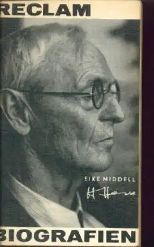 Buch: Hermann Hesse, Middell, Eike. Reclams Universal-Bibliothek, 1981