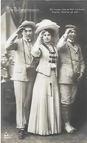 AK Die Dollarprinzessin. Emmy Horst. ca. 1907, Oper, gebraucht, gut 308779