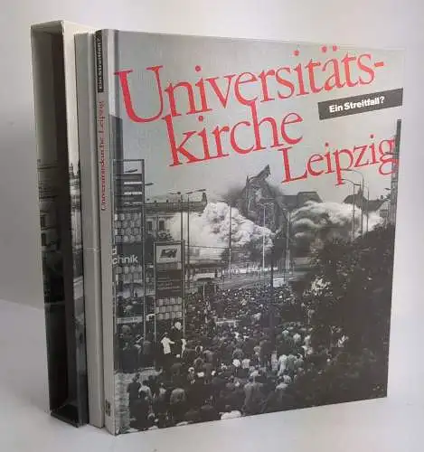Buch: Universitätskirche Leipzig - Ein Streitfall, 1992, mit Doppel-CD