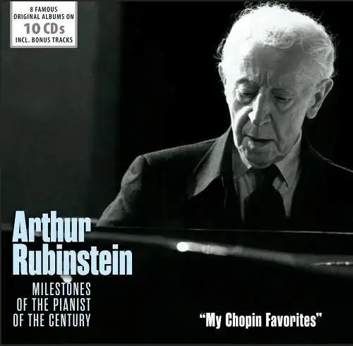 CD-Box: Artur Rubinstein - My Chopin Favorites, 10 CDs, The intens Media
