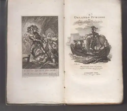Buch: L'Orlando Furioso, Ariost, Orlando, 2 Bände, 1823, Presso Giuseppe Molini