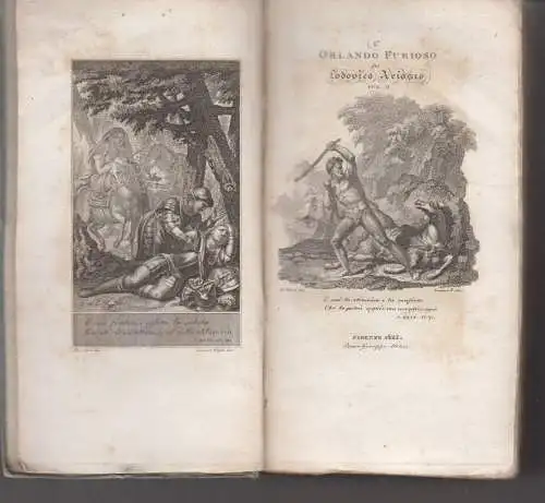 Buch: L'Orlando Furioso, Ariost, Orlando, 2 Bände, 1823, Presso Giuseppe Molini