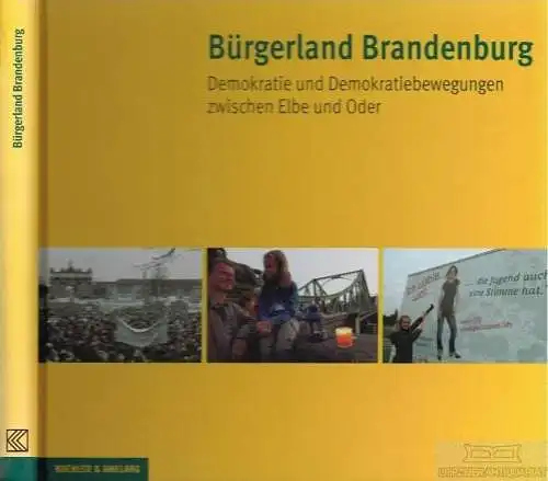 Buch: Bürgerland Brandenburg, Rada, Uwe. 2009, Koehler und Ahmeling Verlag