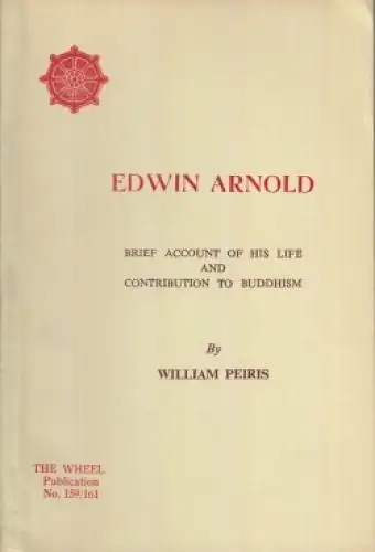 Buch: Brief account of his life and contribution to Buddhism, Arnold, Edwin