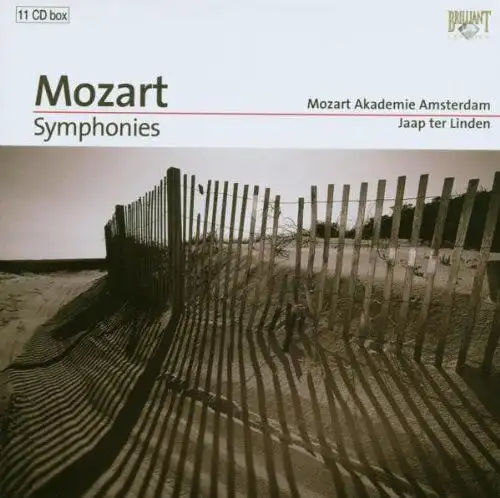 CD-Box: Mozart - Symphonies. 11 CDs, Brilliant Classics, 2002, Jaap ter Linden