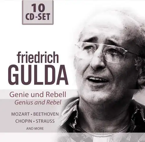 CD-Box: Friedrich Gulda, Genie und Rebell. 10 CDs, gebraucht, gut